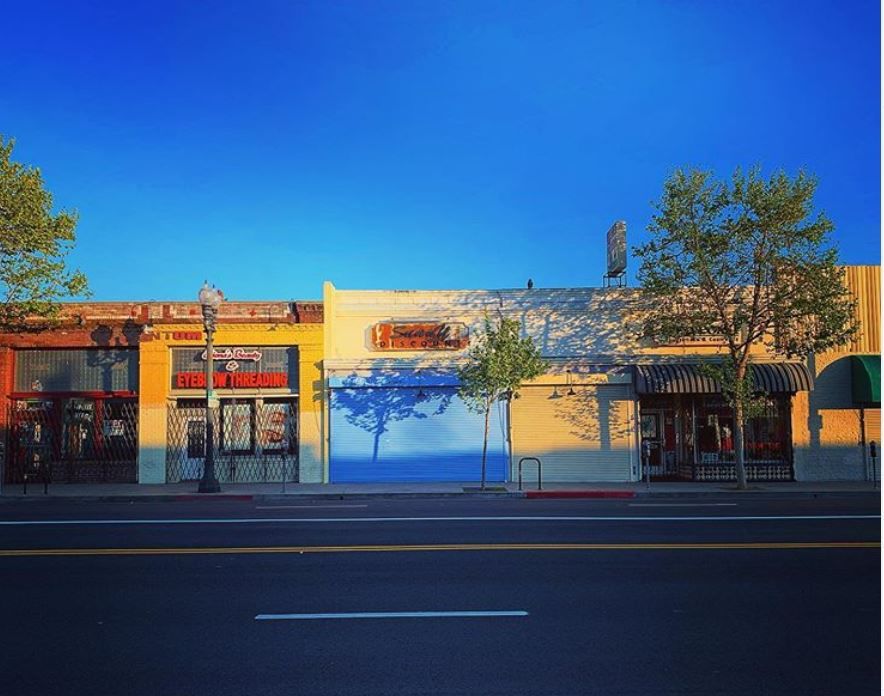 Empty Figueroa Street